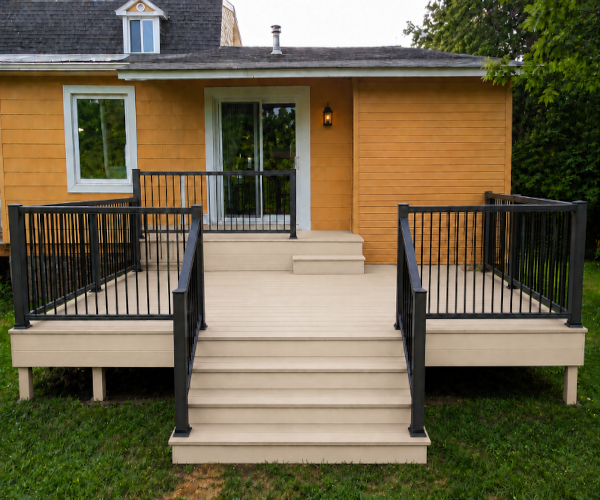 Avant et après : réfection d’un patio à Québec